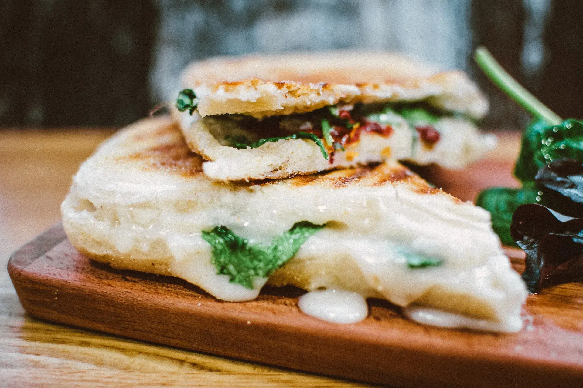 Panini with Prosciutto and Mozzarella