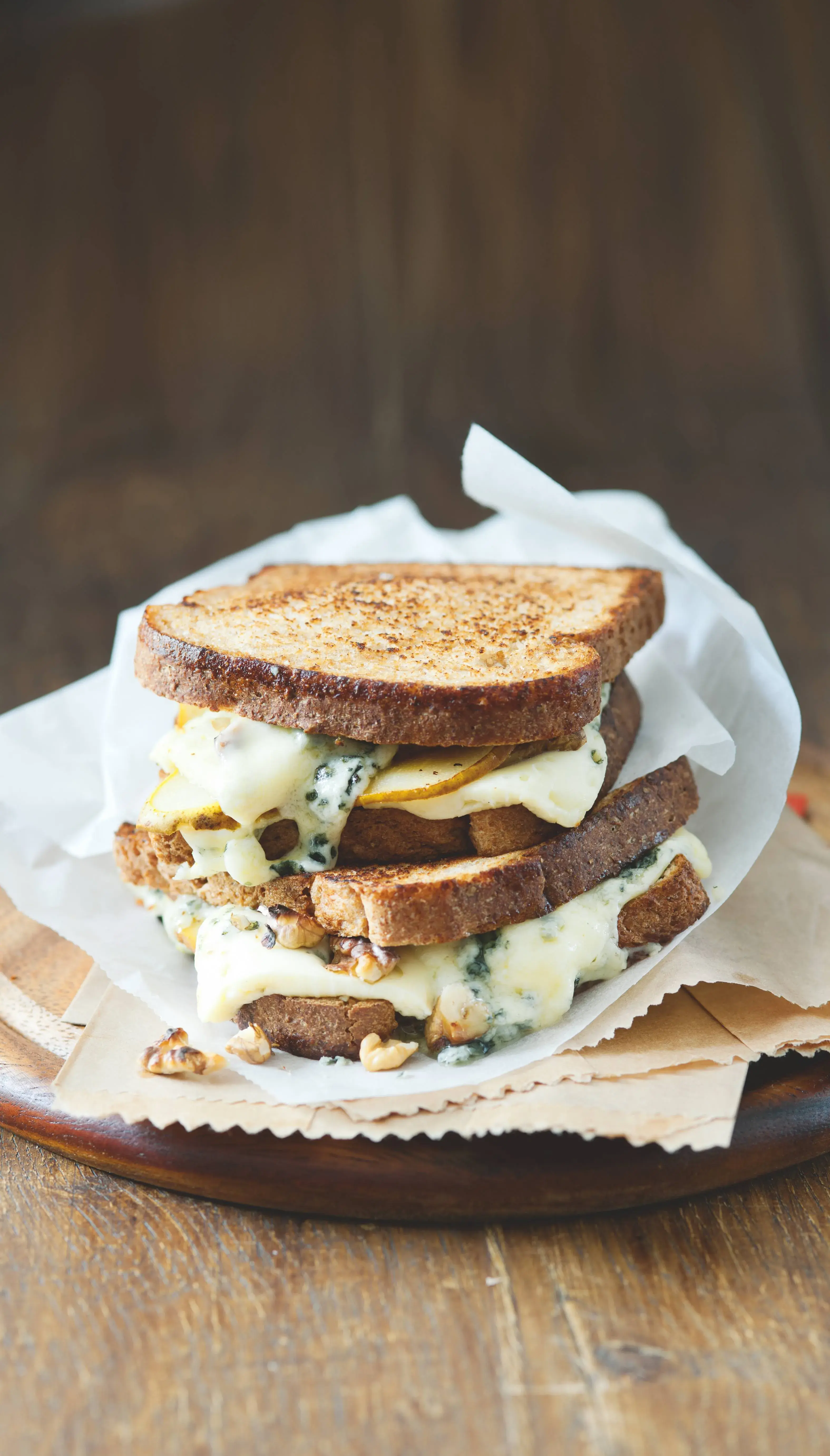 Pear and Blue Cheese Toast
