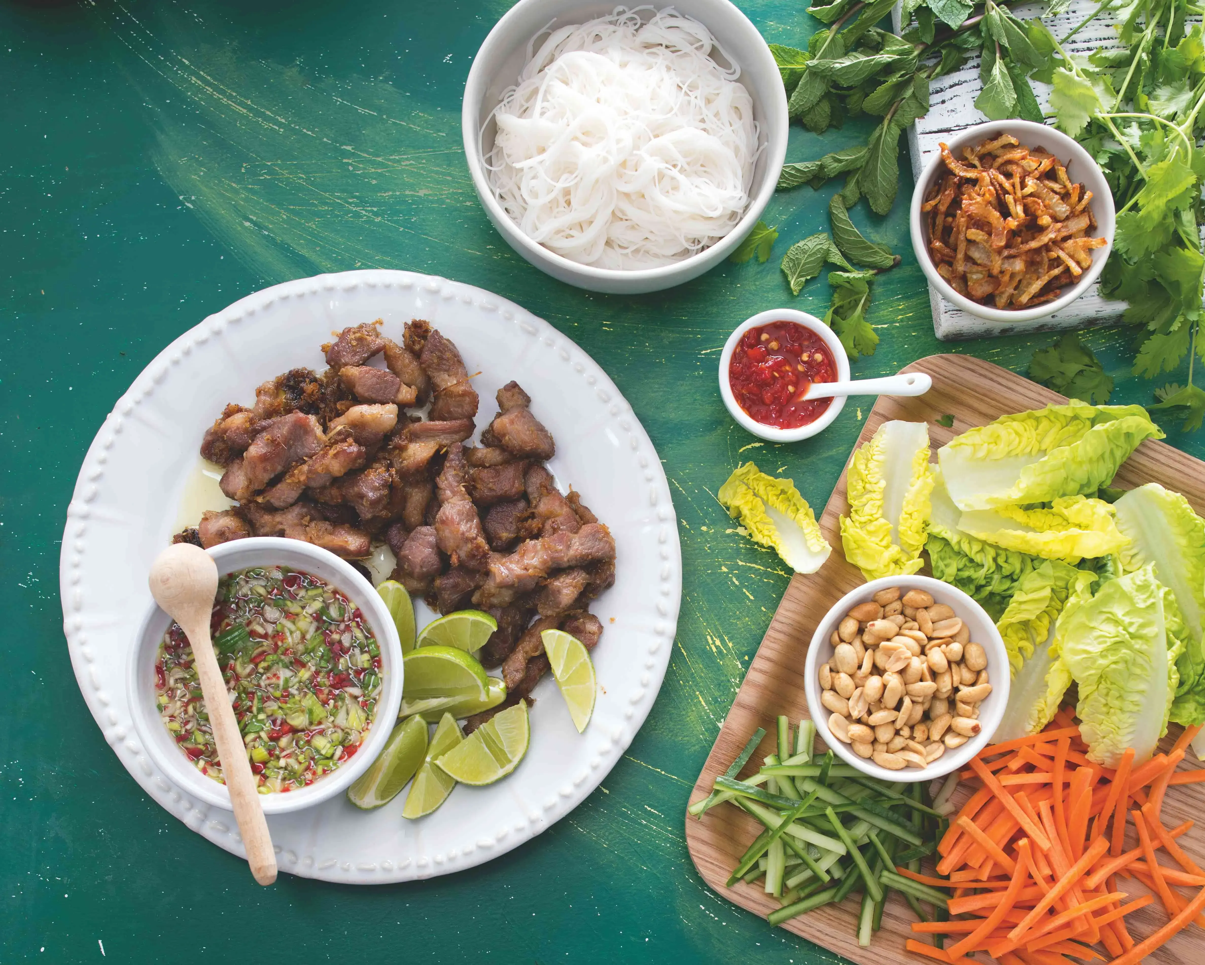 Vietnamese Salad with Grilled Pork