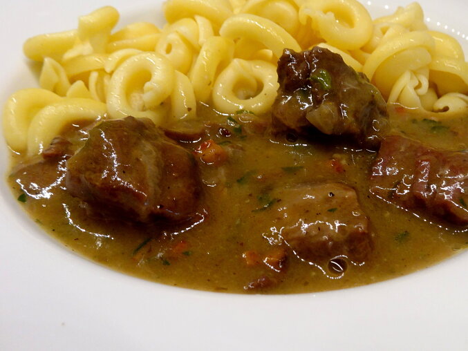 Braised Beef Shank with Caraway