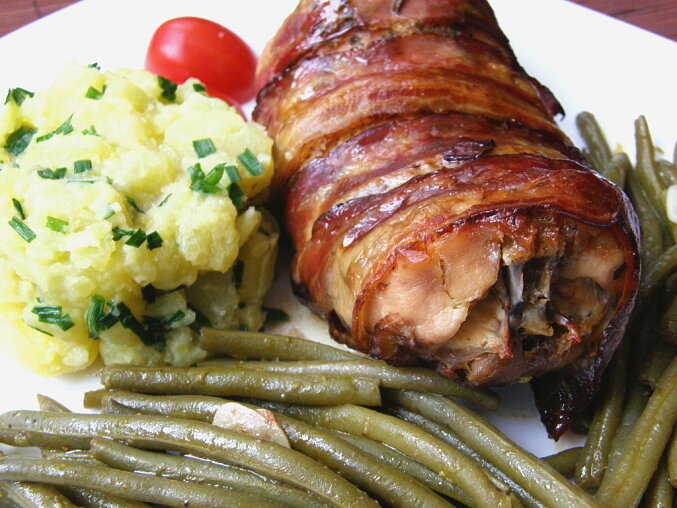 Provençal Rabbit with Bacon and White Wine