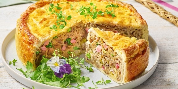 Easter Nádivka (Czech Easter Stuffing with Smoked Meat and Herbs)