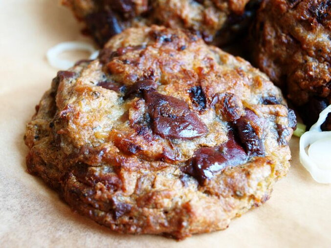 Baked Liver and Potato Fritters