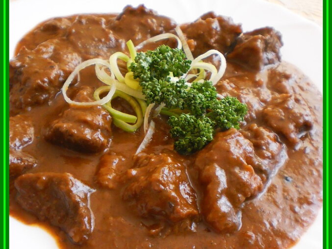Game-Style Goulash from a Pressure Cooker