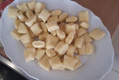 Potato Dumpling Sticks as a Side Dish