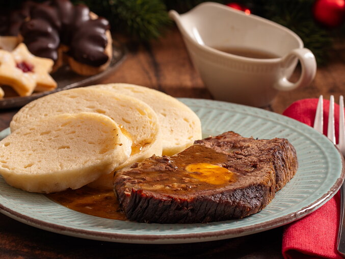 Czech Beef Roast with Eggs