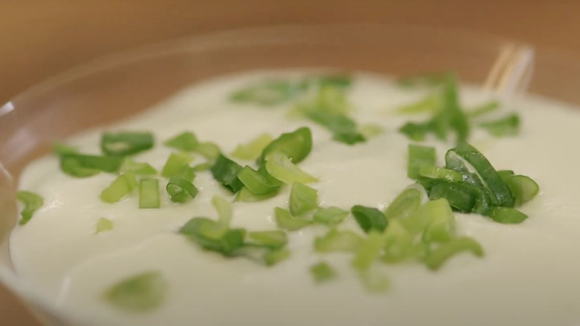 Potato Foam with Truffle Oil