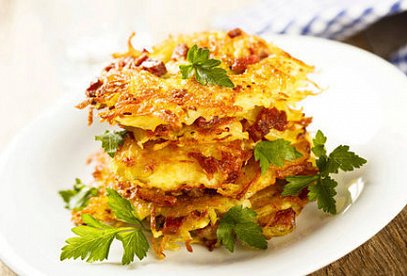 Traditional Cmunda (Czech Potato Pancakes)