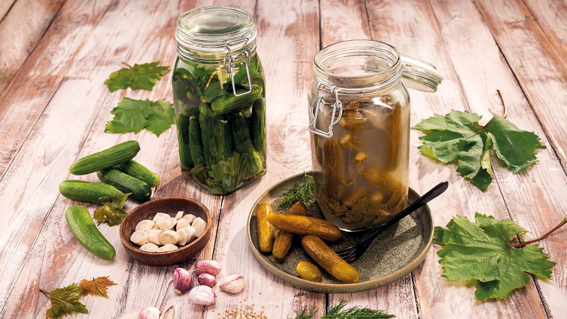 Homemade Quick Fermented Cucumbers