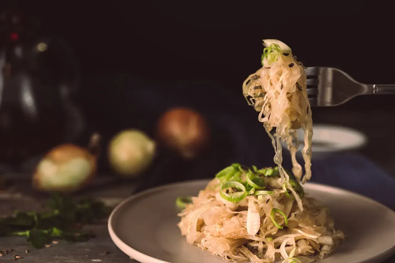 Braised Sauerkraut with Onions