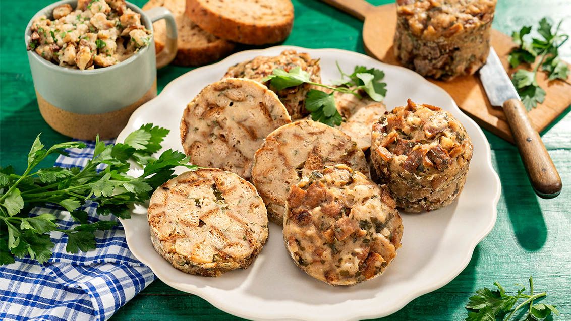 Gluten-Free Houskové Knedlíky (Czech Bread Dumplings Steamed in Cups)
