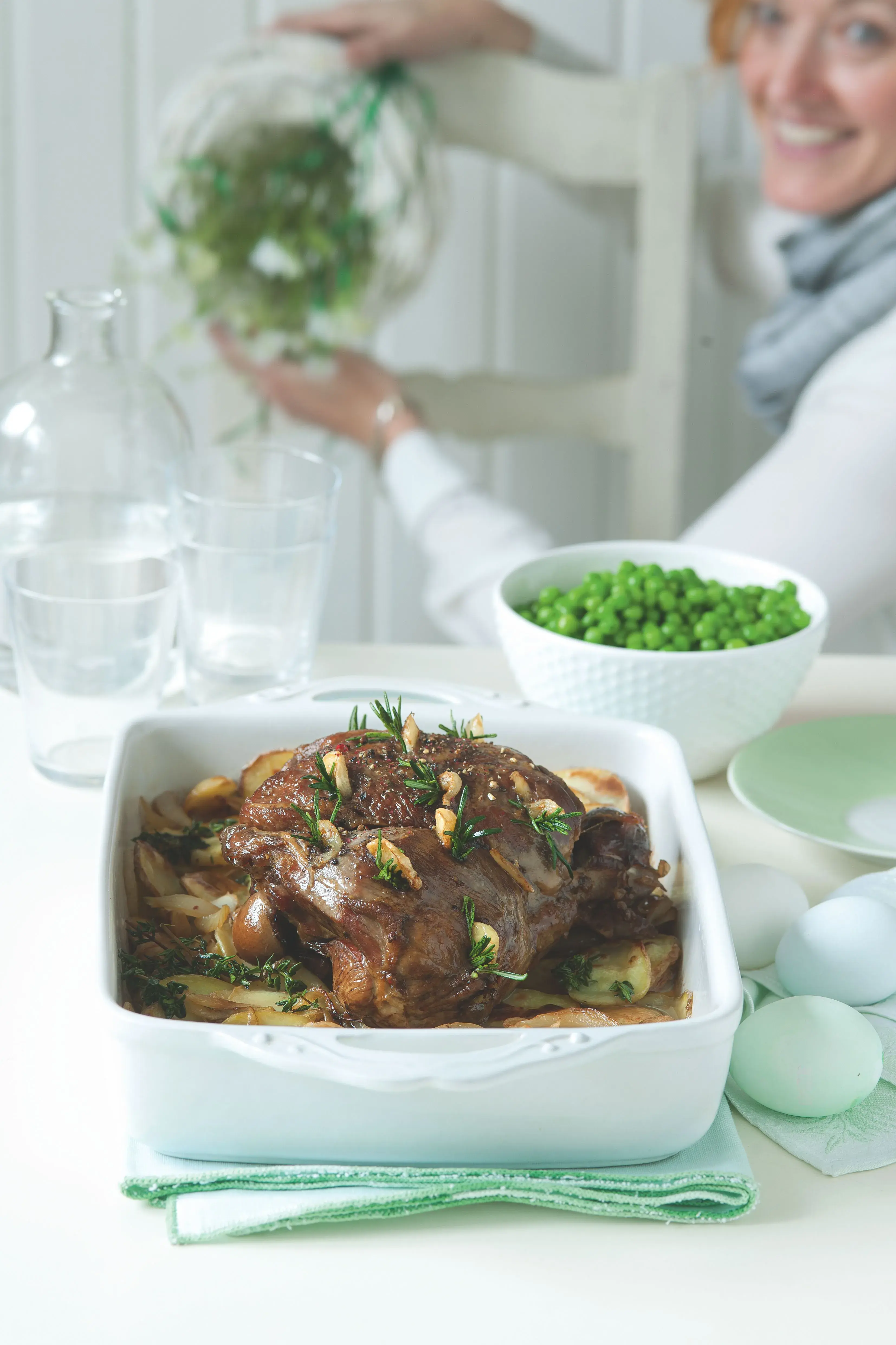 Slow-Roasted Leg of Lamb & Boulangère Potatoes