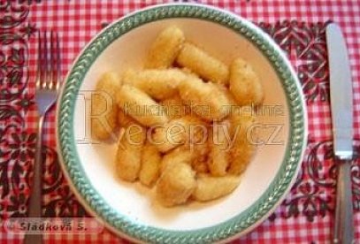Slané bramborové šišky ve strouhance