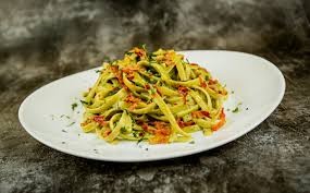 Spaghetti in Lime Sauce with Sesame