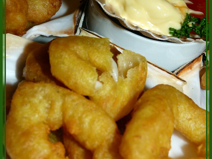 Fried Calamari Rings in Batter