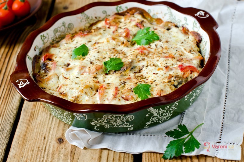 Moravský kapr (Moravian Carp Baked with Cheese and Eggs)