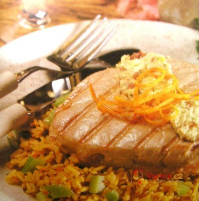Seared Tuna Steaks with Anchovy Butter