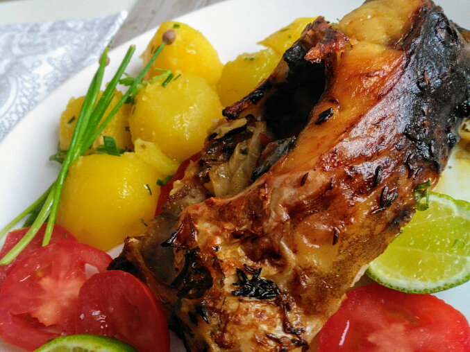 Baked Carp Třeboň Style