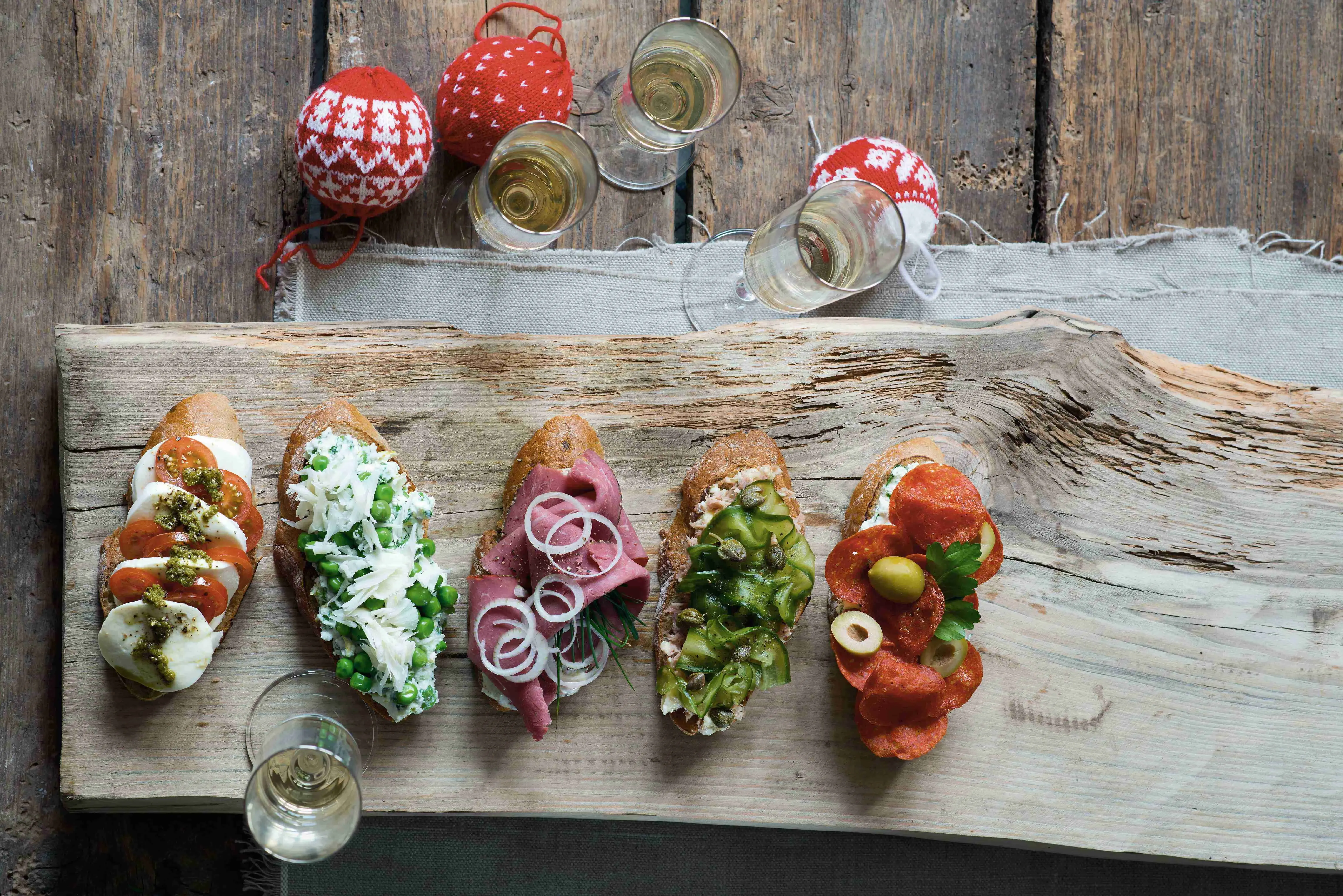 Homemade Czech Open-Faced Sandwiches (Chlebíčky)