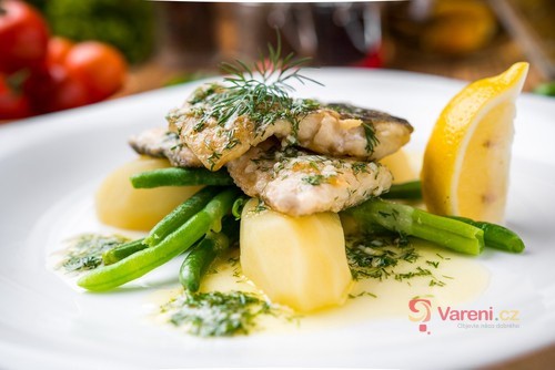 Baked Carp with Yoghurt Topping