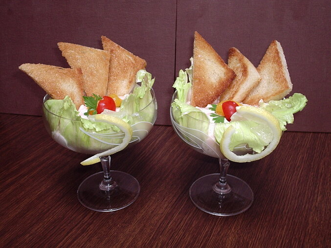 Prawn Cocktail with Mandarins