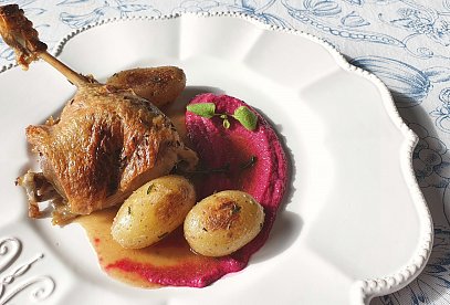 Slow-Roasted Duck