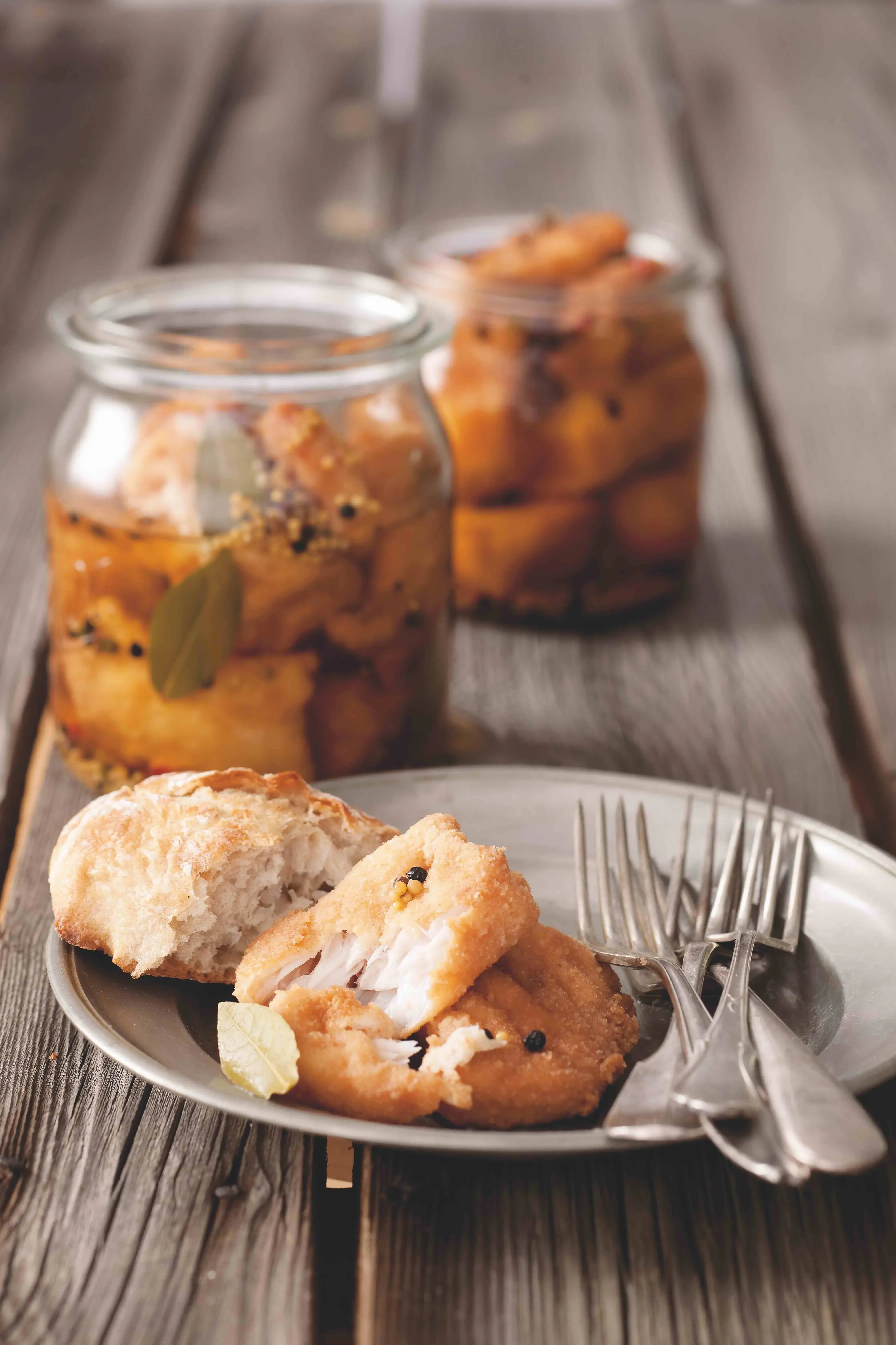 Homemade Spiced Pickled Fried Fish