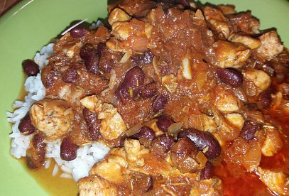 Chicken with Red Beans