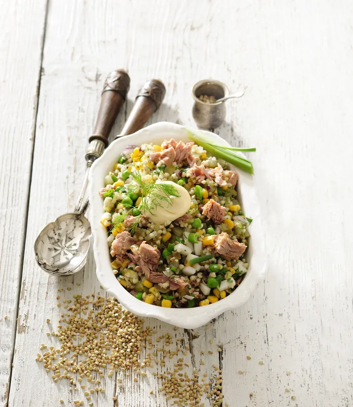 Buckwheat Salad with Tuna and Vegetables
