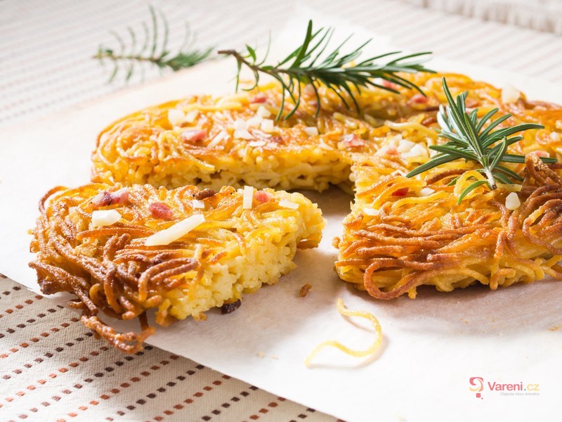Baked Spaghetti Pizza