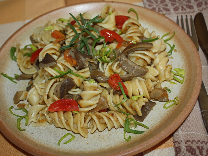 Pasta with Oyster Mushrooms