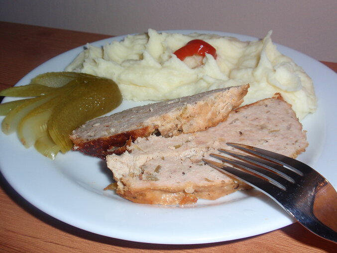 Jemná sekaná upečená v domácí pekárně