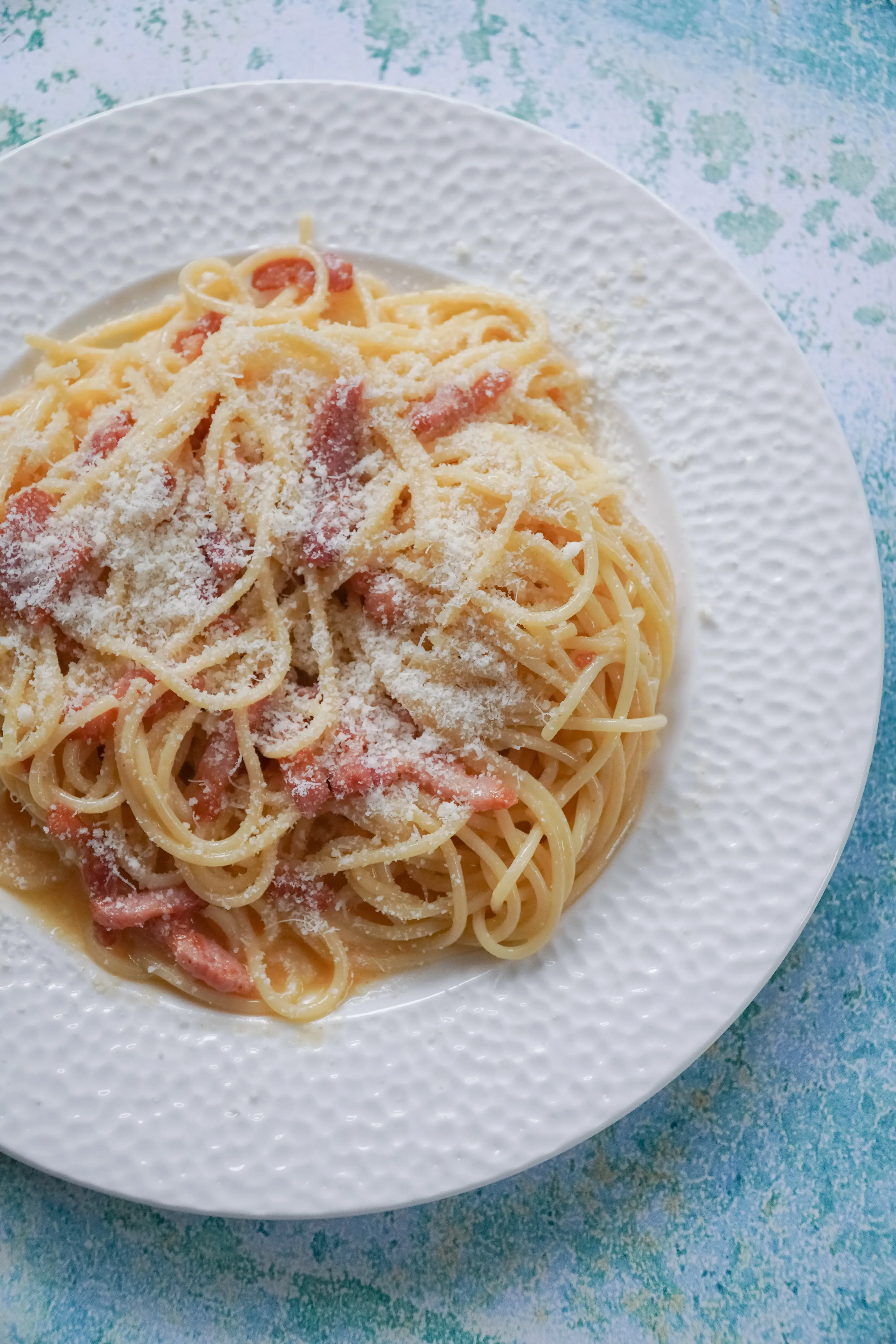 Czech Creamy Spaghetti with Pancetta