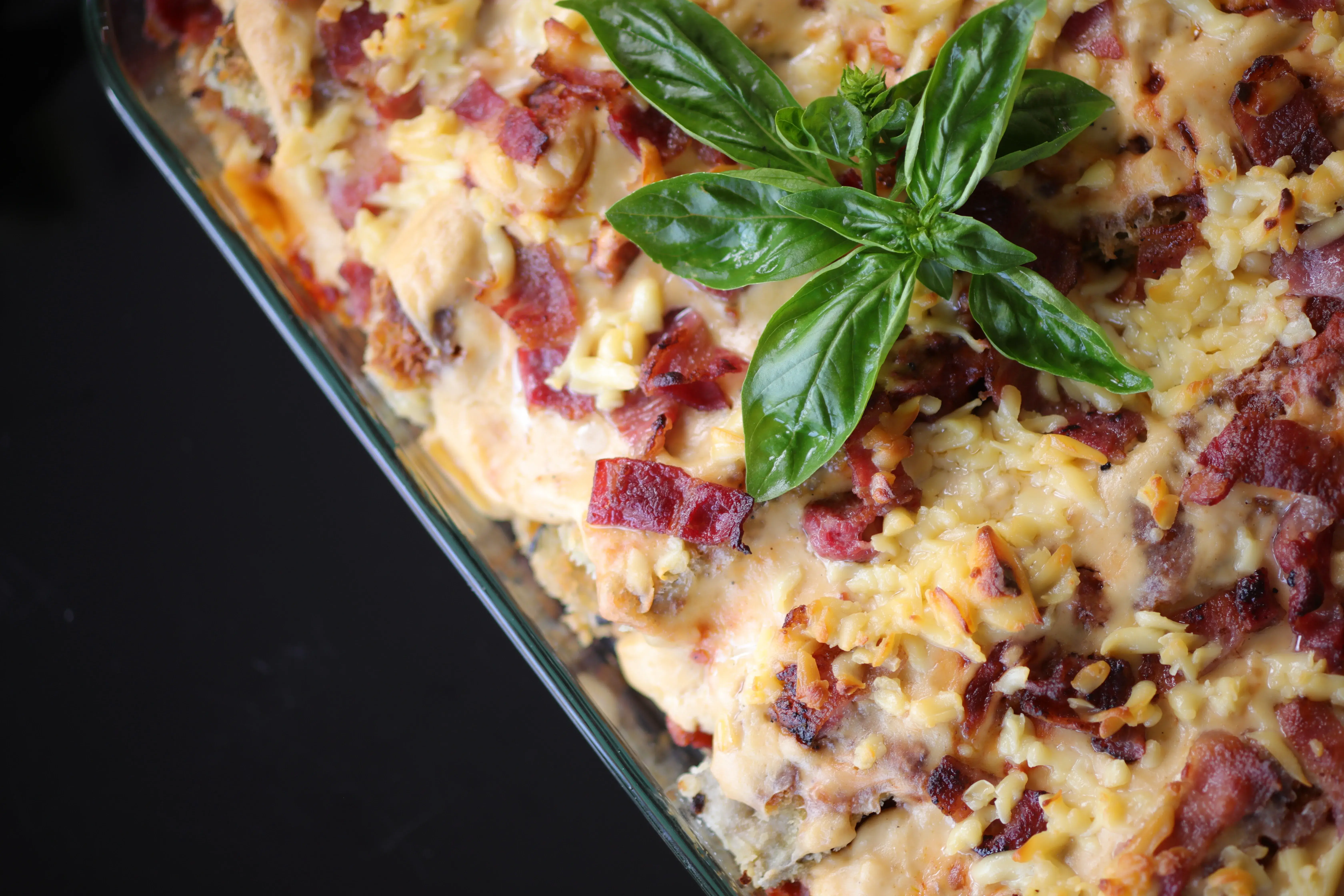 Baked Pasta with Blue Cheese and Ham