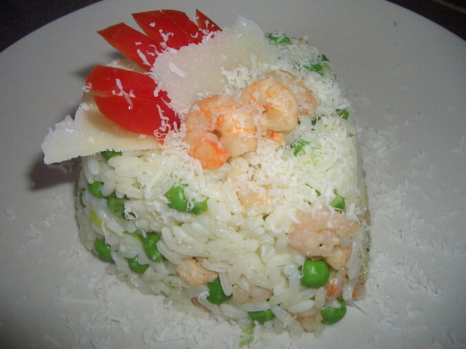 Prawn and Pea Risotto