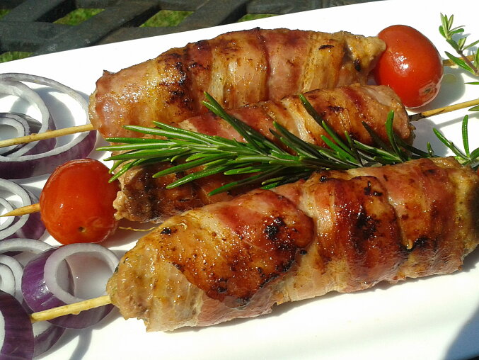 Minced Pork Kebab-Style Skewers
