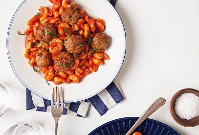 Meatballs in a Quick Tomato Sauce