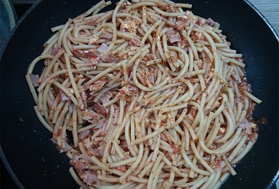 Corleone Pasta with Ham and Tomatoes