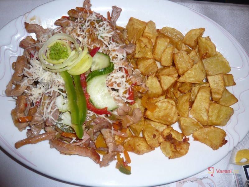 Chicken Strips with Vegetables
