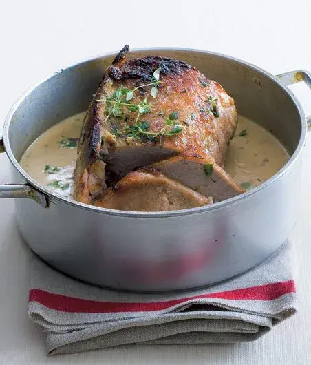 Pork Roast in Milk, Tender and Juicy