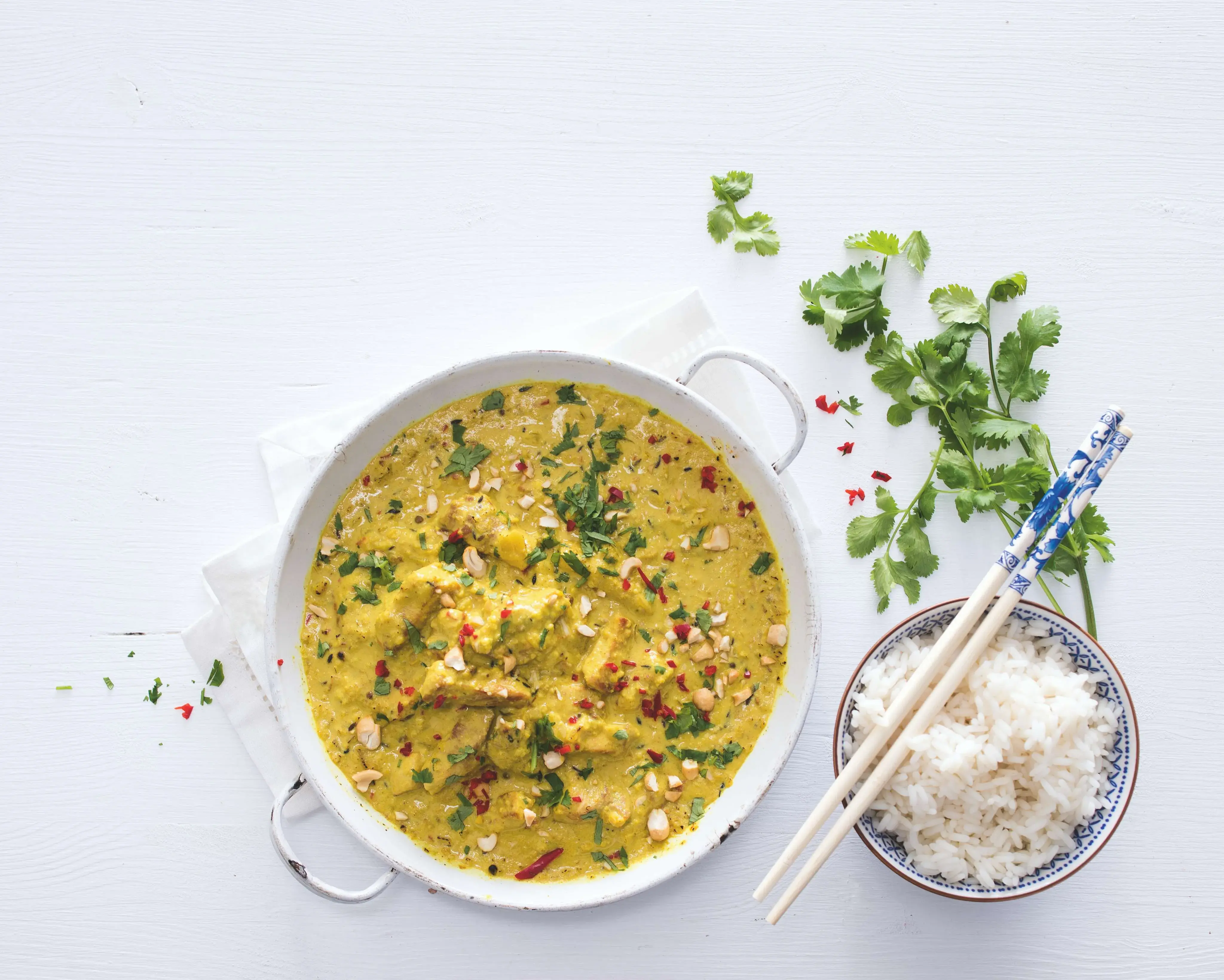 Pork Curry with Cashews and Coconut Milk