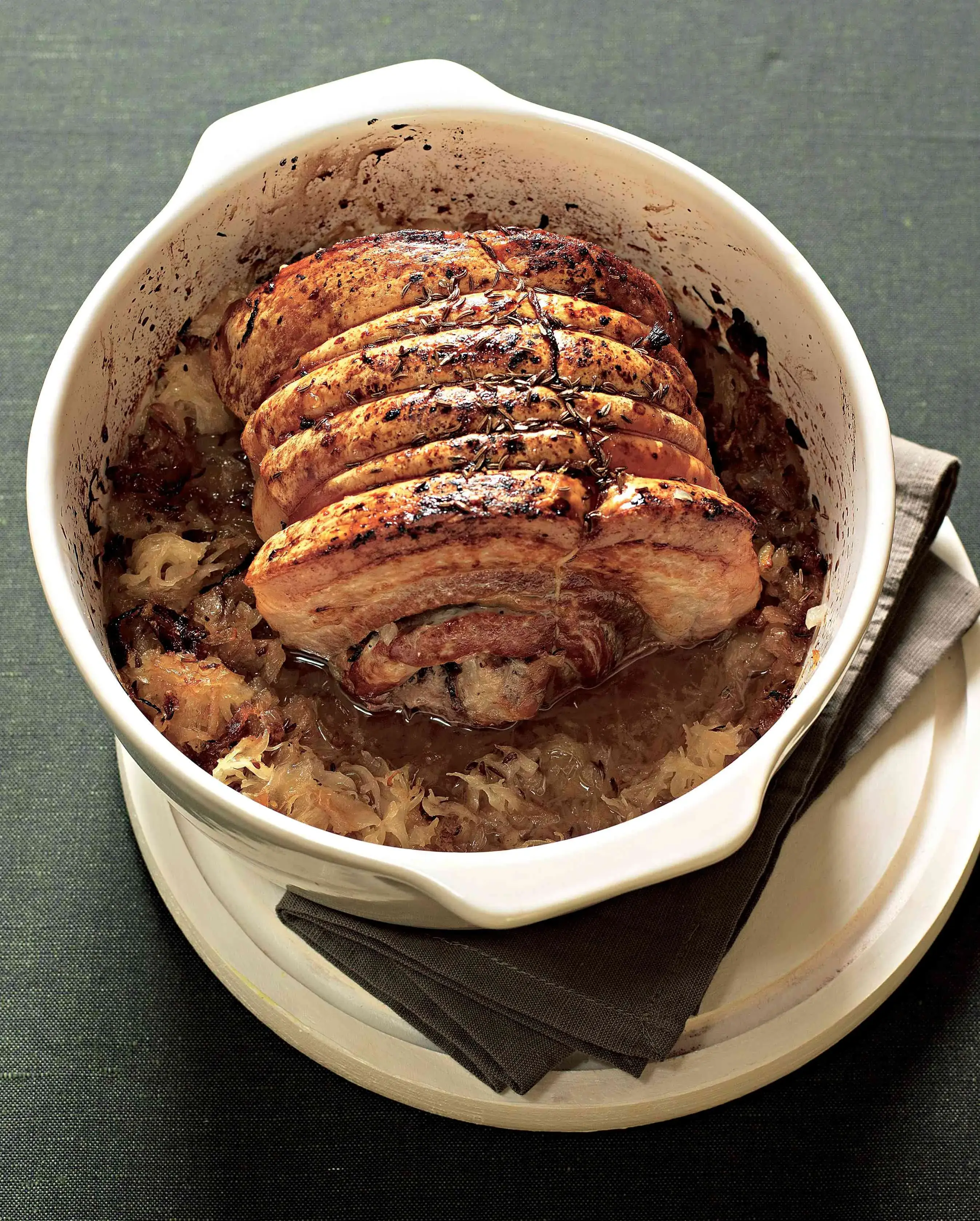 Roast Pork with Sauerkraut