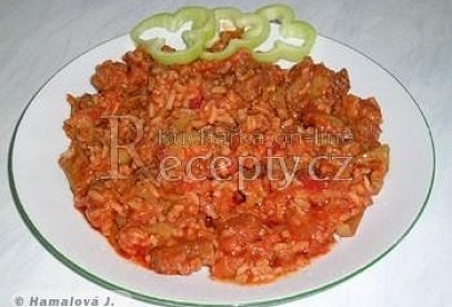 Pork and Rice Casserole with Peppers
