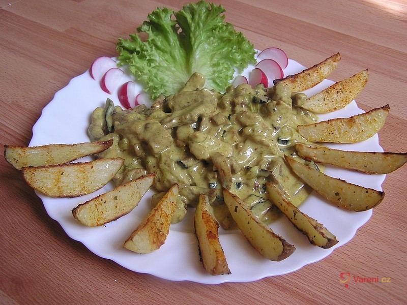 Hunter's Style Pork with Creamy Curry Sauce