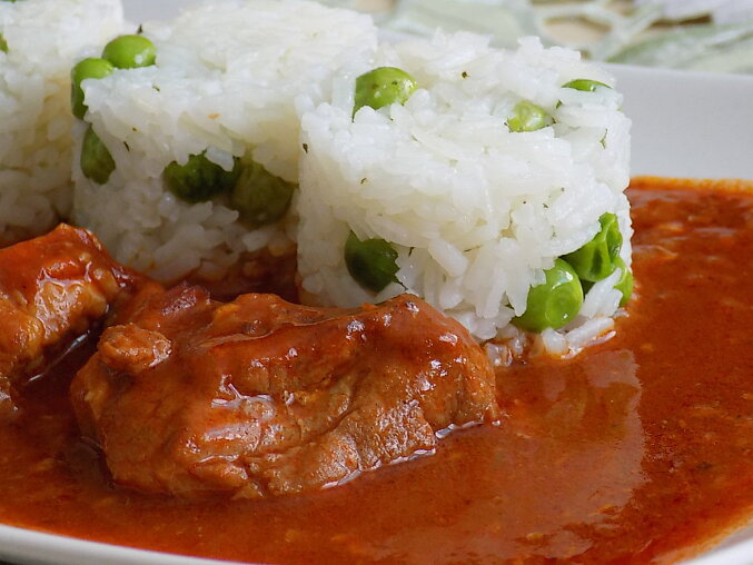 Braised Pork Shoulder with Cumin and Garlic, Thickened with Apple