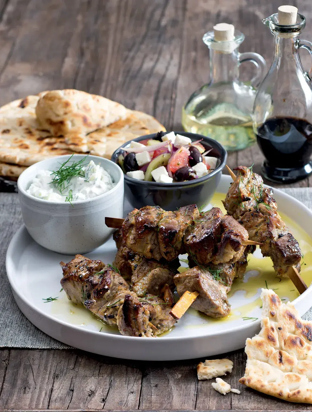 Vepřové souvlaki na grilu