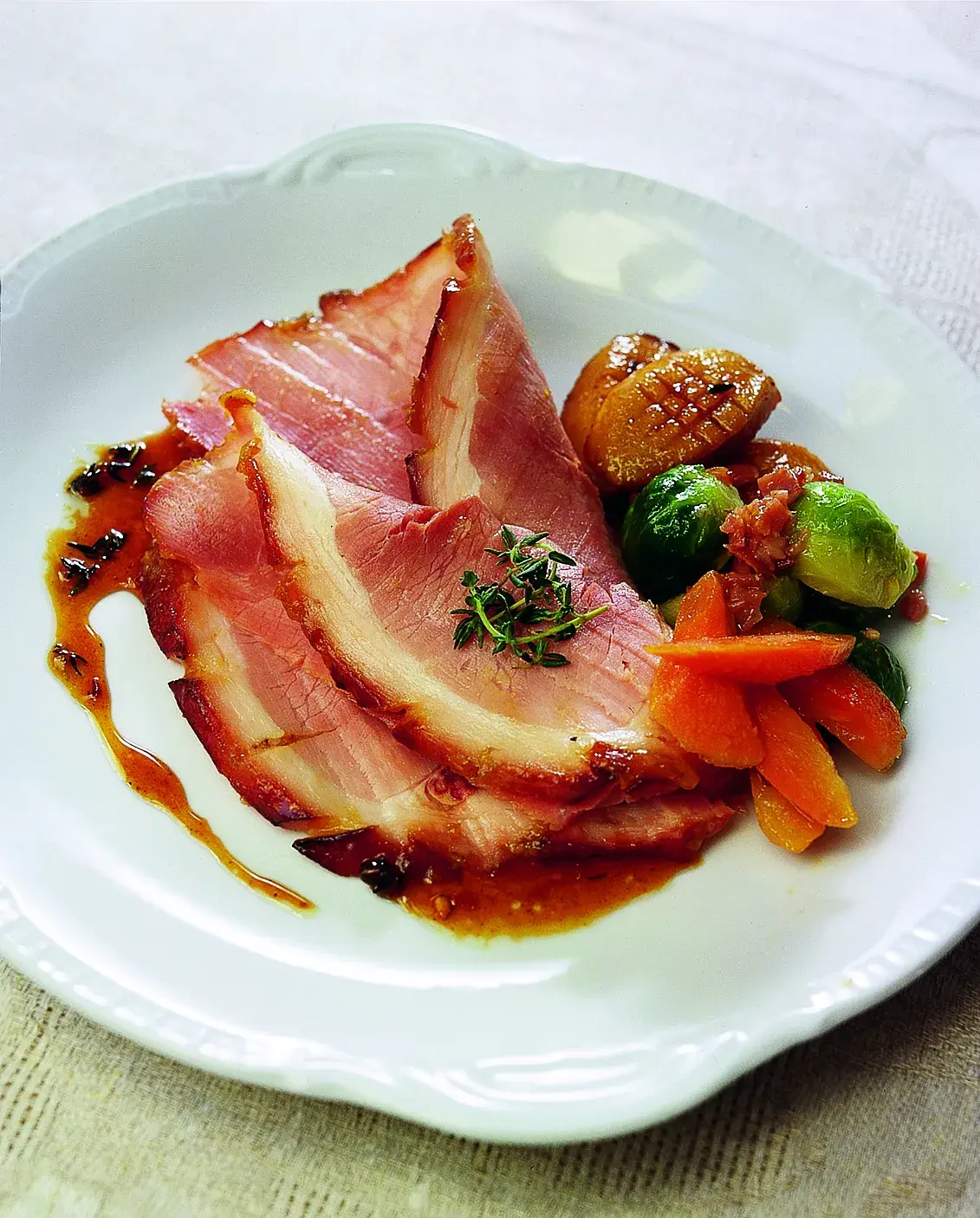 Roast Ham with Honey and Orange Glaze