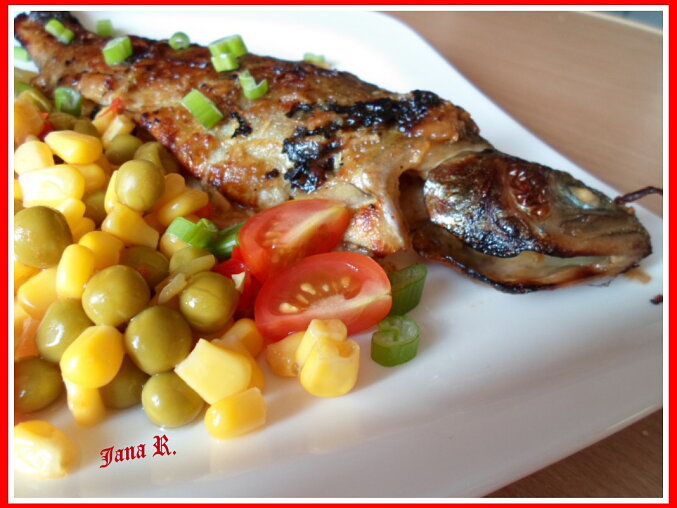 Marinated Trout with Garlic Butter