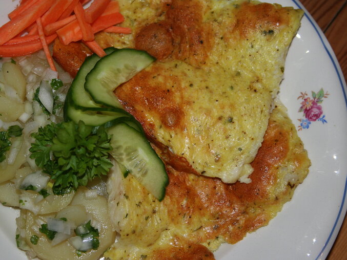 Pangasius with a Parmesan Crust