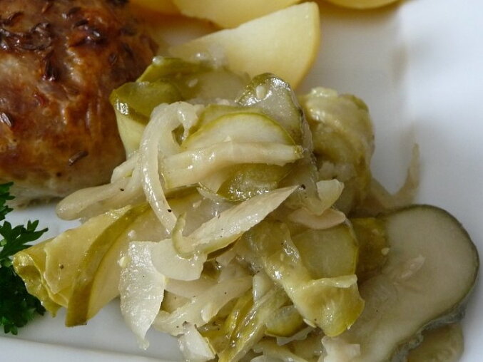 Police-style Cucumber and Onion Relish
